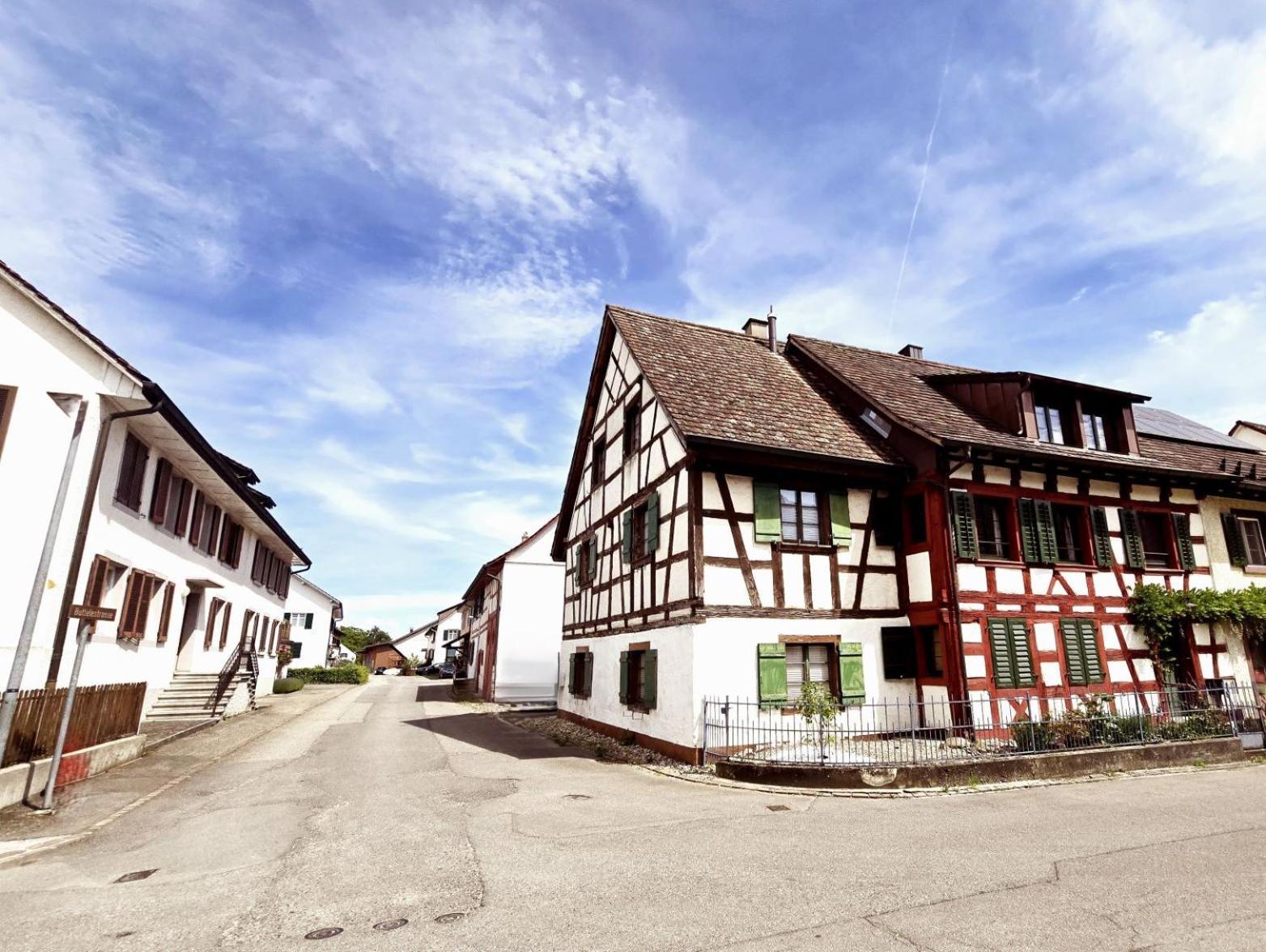 Holiday home Happy Cow - Lage Naehe Bodensee, Rheinfall, Schaffhausen & Zuerich - Laendliche Idylle Mit Privat-parkplatz Und Viel Komfort - 120m2 - 3 Stockwerke Ramsen