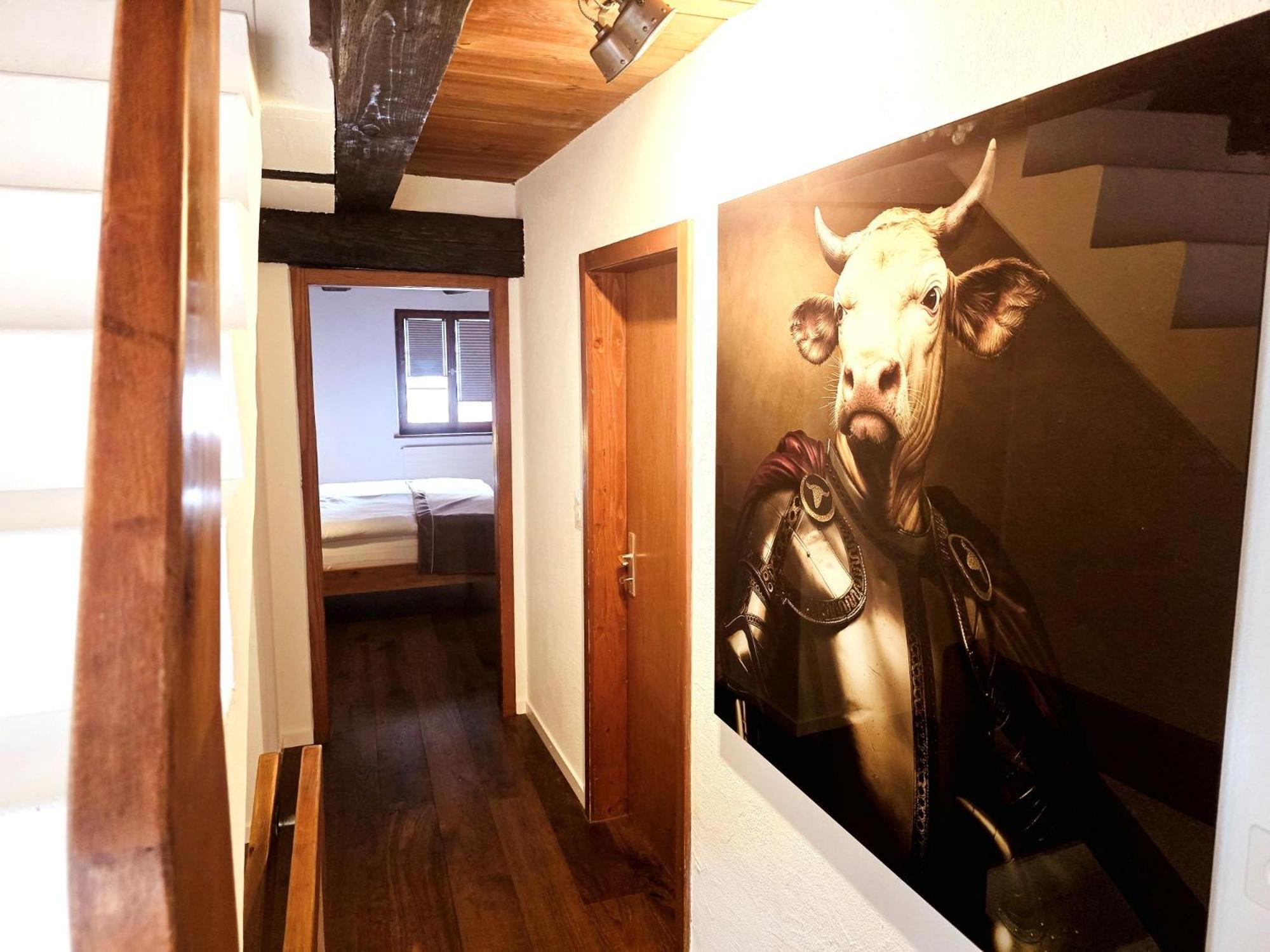 Happy Cow - Lage Naehe Bodensee, Rheinfall, Schaffhausen & Zuerich - Laendliche Idylle Mit Privat-parkplatz Und Viel Komfort - 120m2 - 3 Stockwerke * Ramsen